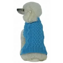 Pet Life Swivel-Swirl Heavy Cable Knitted Dog Sweater -Pet Life Elegant shop 110947 PT2. SY630 V1485812550