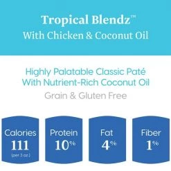 Solid Gold Tropical Blendz with Chicken & Coconut Oil Pate Grain-Free Canned Cat Food -Pet Life Elegant shop 133695 PT2. SY630 V1543527715