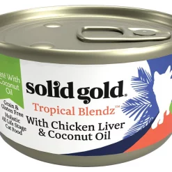 Solid Gold Tropical Blendz with Chicken Liver & Coconut Oil Pate Grain-Free Canned Cat Food