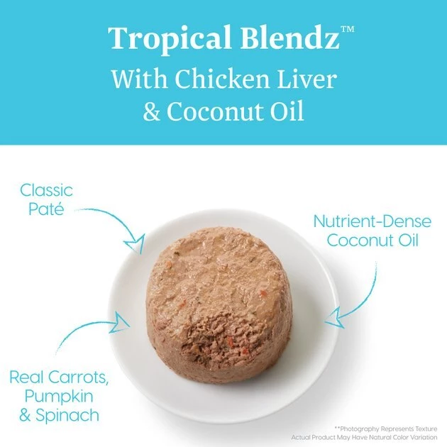 Solid Gold Tropical Blendz with Chicken Liver & Coconut Oil Pate Grain-Free Canned Cat Food 2 Solid Gold Tropical Blendz with Chicken Liver & Coconut Oil Pate Grain-Free Canned Cat Food - Image 2