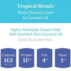Solid Gold Tropical Blendz with Chicken Liver & Coconut Oil Pate Grain-Free Canned Cat Food 7 Solid Gold Tropical Blendz with Chicken Liver & Coconut Oil Pate Grain-Free Canned Cat Food -Pet Life Elegant shop 133698 PT2. SY630 V1543527729