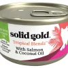 Solid Gold Tropical Blendz with Salmon & Coconut Oil Pate Grain-Free Canned Cat Food