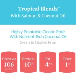 Solid Gold Tropical Blendz with Salmon & Coconut Oil Pate Grain-Free Canned Cat Food -Pet Life Elegant shop 133701 PT2. SY630 V1543527795