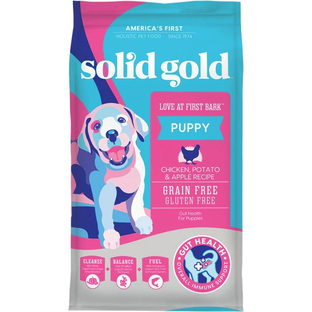 Solid Gold Love At First Bark Puppy Grain-Free Chicken, Potato & Apple Dry Dog Food 1 Solid Gold Love At First Bark Puppy Grain-Free Chicken, Potato & Apple Dry Dog Food