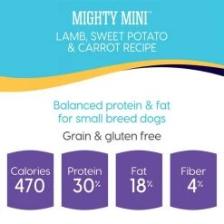 Solid Gold Mighty Mini Small & Toy Breed Grain-Free Lamb, Sweet Potato & Carrot Dry Dog Food -Pet Life Elegant shop 133716 PT4. SY630 V1575301739
