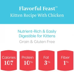 Solid Gold Flavorful Feast Kitten Recipe with Chicken Pate Grain-Free Canned Cat Food -Pet Life Elegant shop 133721 PT2. SY630 V1543528038
