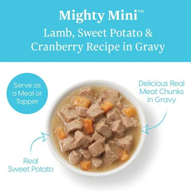 Solid Gold Mighty Mini Lamb, Sweet Potato & Cranberry Toy & Small Breed Recipe Grain-Free Dog Food Trays 3 Solid Gold Mighty Mini Lamb, Sweet Potato & Cranberry Toy & Small Breed Recipe Grain-Free Dog Food Trays - Image 3