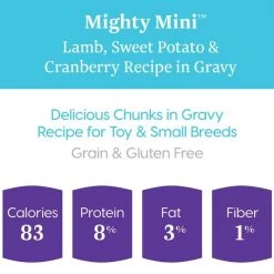 Solid Gold Mighty Mini Lamb, Sweet Potato & Cranberry Toy & Small Breed Recipe Grain-Free Dog Food Trays 9 Solid Gold Mighty Mini Lamb, Sweet Potato & Cranberry Toy & Small Breed Recipe Grain-Free Dog Food Trays -Pet Life Elegant shop 133733 PT3. SY630 V1543528080