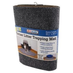 Drymate Corner Cat Litter Mat, 29.5-in 11 Drymate Corner Cat Litter Mat, 29.5-in -Pet Life Elegant shop 134952 PT2. SY630 V1502744874