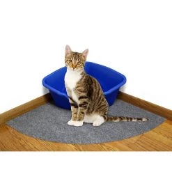 Drymate Corner Cat Litter Mat, 29.5-in 15 Drymate Corner Cat Litter Mat, 29.5-in -Pet Life Elegant shop 134952 PT6. SY630 V1502744878
