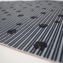 Drymate Linen-Scented Cat Litter Mat, Gray Stripe -Pet Life Elegant shop 134954 PT3. SY630 V1502744884