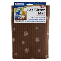 Drymate Cat Litter Mat, Brown Stripe -Pet Life Elegant shop 134957 PT2. SY630 V1502744898