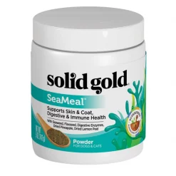 Solid Gold Supplements SeaMeal Skin & Coat, Digestive & Immune Health Powder Grain-Free Dog & Cat Supplement