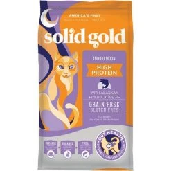 Solid Gold Indigo Moon High Protein Wild Alaskan Pollock & Eggs Recipe Grain-Free Dry Cat Food