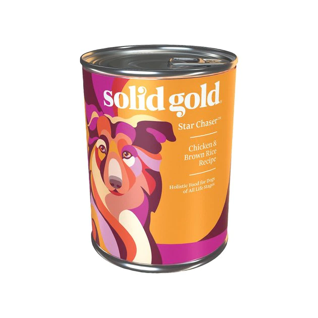 Solid Gold Star Chaser Chicken & Brown Rice Recipe Canned Dog Food 1 Solid Gold Star Chaser Chicken & Brown Rice Recipe Canned Dog Food