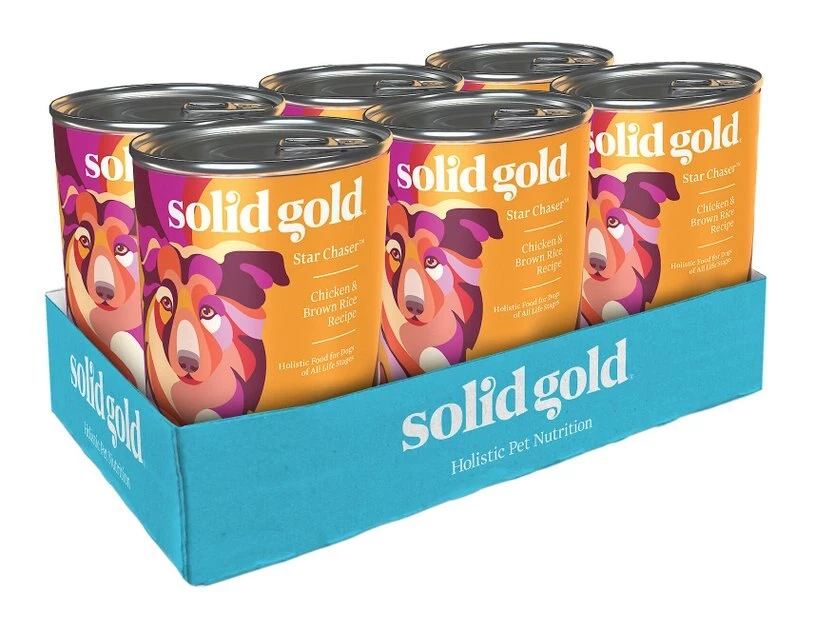 Solid Gold Star Chaser Chicken & Brown Rice Recipe Canned Dog Food 2 Solid Gold Star Chaser Chicken & Brown Rice Recipe Canned Dog Food - Image 2