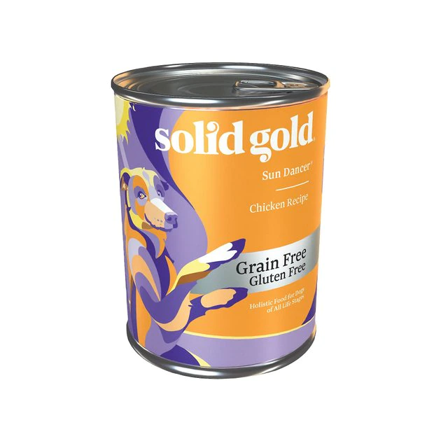 Solid Gold SunDancer 95% Chicken Recipe Grain-Free Canned Dog Food 1 Solid Gold SunDancer 95% Chicken Recipe Grain-Free Canned Dog Food
