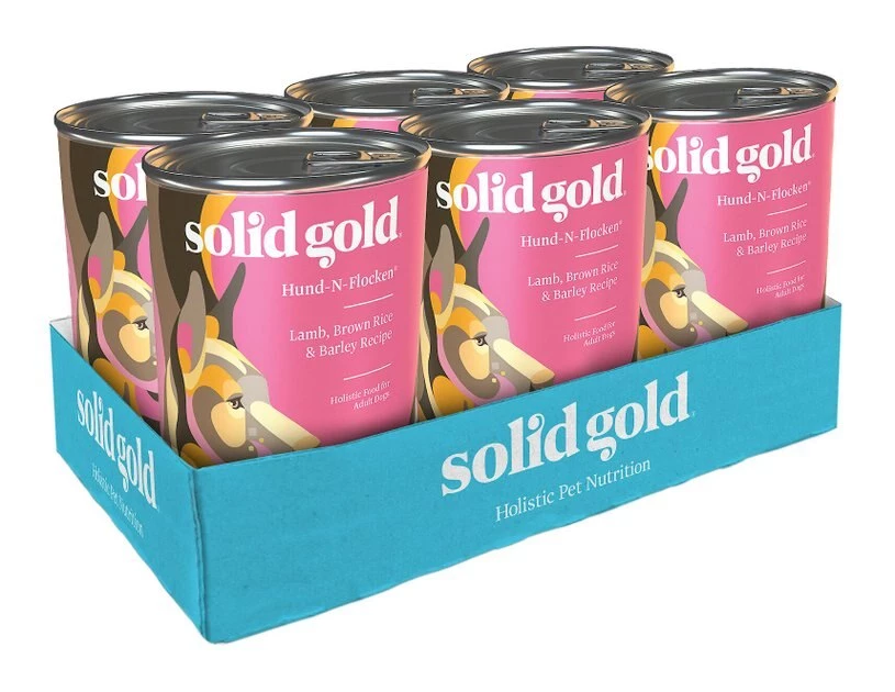Solid Gold Hund-n-Flocken Lamb, Brown Rice & Barley Recipe Canned Dog Food 2 Solid Gold Hund-n-Flocken Lamb, Brown Rice & Barley Recipe Canned Dog Food - Image 2