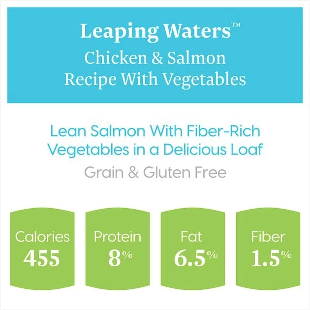 Solid Gold Leaping Waters Chicken & Salmon Recipe with Vegetable Recipe Grain-Free Small & Medium Breed Canned Dog Food 4 Solid Gold Leaping Waters Chicken & Salmon Recipe with Vegetable Recipe Grain-Free Small & Medium Breed Canned Dog Food - Image 4
