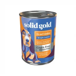 Solid Gold Fit & Fabulous Chicken, Sweet Potato & Green Bean Weight Control Recipe Grain-Free Canned Dog Food