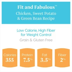 Solid Gold Fit & Fabulous Chicken, Sweet Potato & Green Bean Weight Control Recipe Grain-Free Canned Dog Food -Pet Life Elegant shop 157128 PT3. SY630 V1547218974