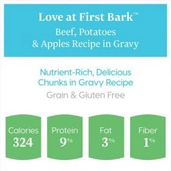 Solid Gold Love At First Bark Beef, Potatoes & Apples Puppy Recipe Grain-Free Canned Dog Food -Pet Life Elegant shop 157130 PT3. SY630 V1547218978