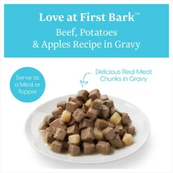Solid Gold Love At First Bark Beef, Potatoes & Apples Puppy Recipe Grain-Free Canned Dog Food -Pet Life Elegant shop 157130 PT4. SY630 V1547218979