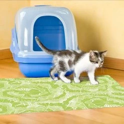 Drymate Surf Green Cat Litter Mat, Green 9 Drymate Surf Green Cat Litter Mat, Green -Pet Life Elegant shop 181542 PT4. SY630 V1564695777