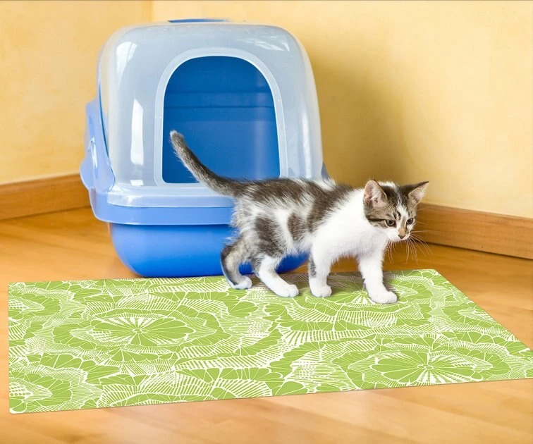 Drymate Surf Green Cat Litter Mat, Green 5 Drymate Surf Green Cat Litter Mat, Green - Image 5