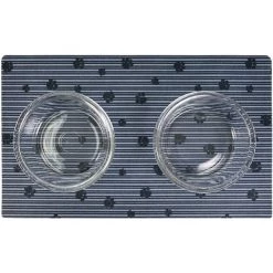 Drymate Paw Print Pet Bowl Dog Place Mat -Pet Life Elegant shop 222007 PT2. SY630 V1651155397