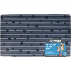 Drymate Paw Print Pet Bowl Dog Place Mat -Pet Life Elegant shop 222007 PT5. SY630 V1657656278