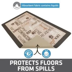 Drymate Linen Pet Bowl Dog & Cat Place Mat -Pet Life Elegant shop 222009 PT3. SY630 V1657656278