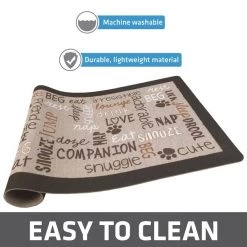 Drymate Linen Pet Bowl Dog & Cat Place Mat -Pet Life Elegant shop 222009 PT4. SY630 V1651160821