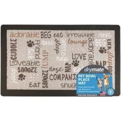 Drymate Linen Pet Bowl Dog & Cat Place Mat -Pet Life Elegant shop 222009 PT5. SY630 V1657656278
