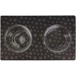 Drymate Paw Path Pet Bowl Dog & Cat Place Mat -Pet Life Elegant shop 222012 PT2. SY630 V1650994296