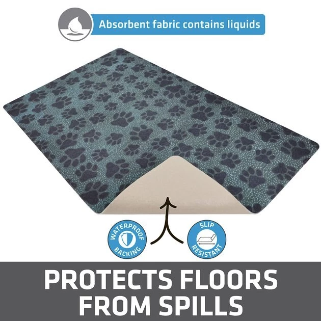 Drymate Paw Dots Pet Bowl Dog & Cat Place Mat 4 Drymate Paw Dots Pet Bowl Dog & Cat Place Mat - Image 4