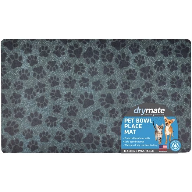 Drymate Paw Dots Pet Bowl Dog & Cat Place Mat 6 Drymate Paw Dots Pet Bowl Dog & Cat Place Mat - Image 6