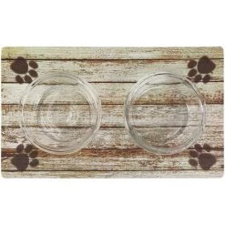 Drymate Distressed Wood Pet Bowl Dog & Cat Place Mat 9 Drymate Distressed Wood Pet Bowl Dog & Cat Place Mat -Pet Life Elegant shop 222016 PT2. SY630 V1651205521