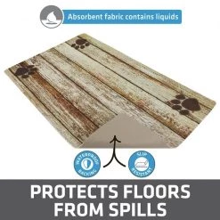 Drymate Distressed Wood Pet Bowl Dog & Cat Place Mat 10 Drymate Distressed Wood Pet Bowl Dog & Cat Place Mat -Pet Life Elegant shop 222016 PT3. SY630 V1651161394