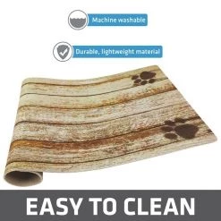 Drymate Distressed Wood Pet Bowl Dog & Cat Place Mat 11 Drymate Distressed Wood Pet Bowl Dog & Cat Place Mat -Pet Life Elegant shop 222016 PT4. SY630 V1650990088
