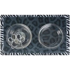 Drymate Leopard & Zebra Border Pet Bowl Dog & Cat Place Mat 9 Drymate Leopard & Zebra Border Pet Bowl Dog & Cat Place Mat -Pet Life Elegant shop 222019 PT2. SY630 V1657656278