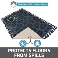 Drymate Leopard & Zebra Border Pet Bowl Dog & Cat Place Mat 10 Drymate Leopard & Zebra Border Pet Bowl Dog & Cat Place Mat -Pet Life Elegant shop 222019 PT3. SY630 V1650989187