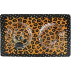 Drymate Tan Leopard Pet Bowl Dog & Cat Place Mat 9 Drymate Tan Leopard Pet Bowl Dog & Cat Place Mat -Pet Life Elegant shop 222024 PT2. SY630 V1650987105