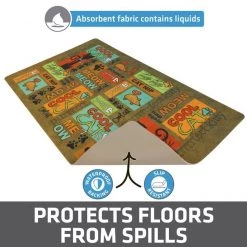 Drymate Cat Placemat, Small -Pet Life Elegant shop 222031 PT3. SY630 V1657656279