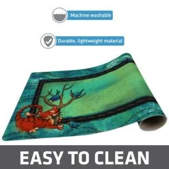 Drymate Tree Kitty Tan Swirl Cat Bowl Place Mat -Pet Life Elegant shop 222034 PT4. SY630 V1657656279