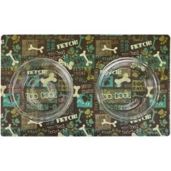 Drymate Green Best Friend Dog Bowl Place Mat -Pet Life Elegant shop 222038 PT2. SY630 V1657656279