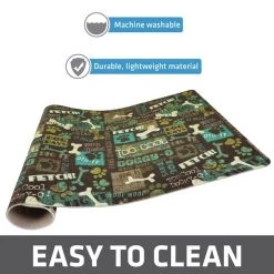 Drymate Green Best Friend Dog Bowl Place Mat -Pet Life Elegant shop 222038 PT4. SY630 V1651237304