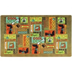 Drymate Cool Dog Dog Place Mat, Brown, Small