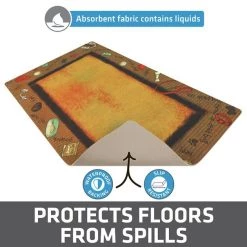 Drymate Bow Wow Border Dog Bowl Place Mat -Pet Life Elegant shop 222049 PT3. SY630 V1651239396