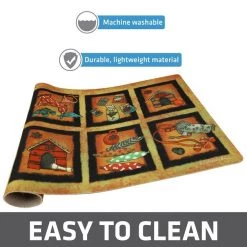 Drymate Bow Wow Squares Dog Bowl Place Mat -Pet Life Elegant shop 222052 PT4. SY630 V1651164105